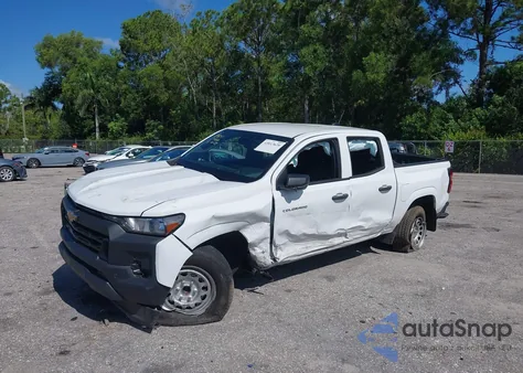 2025 Chevrolet Colorado 2Wd Wt z USA, uszkodzony, nr VIN 1GCPSBEK7S1189144